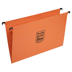 100 Really Useful Box Hängetaschen Foolscap orange