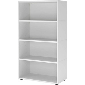 HAMMERBACHER Aktenregal FlexWall weiß 80,0 x 40,0 x 145,0 cm