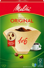 Melitta Aroma-Filtertüten 1x6, na turbraun (9509289)