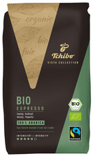 Tchibo Kaffee "Vista Bio Espresso", ganze Bohne