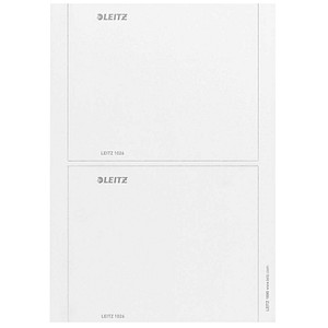 LEITZ Ordner-Einsteckrückenschild, 176 x 146 mm, grau breit, aus Karton, 150 g/