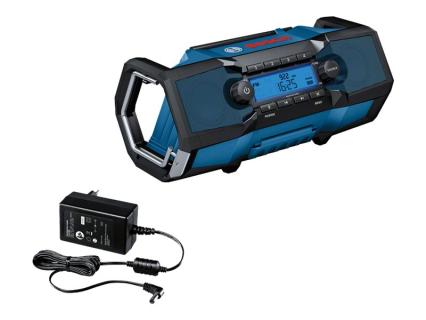 BOSCH Professional GPB 18V-2 C Baustellenradio UKW Bluetooth®, AUX spritzwasser