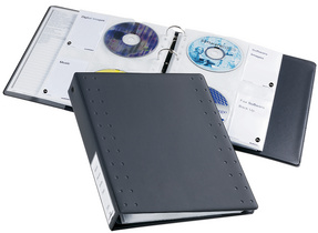 DURABLE CD/DVD-Index 40 5227-58 Anthrazit 40 CDs/DVDs