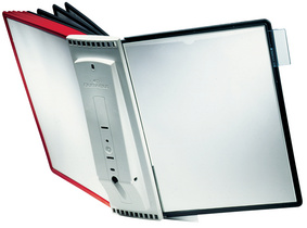 DURABLE Display-System SHERPA wall 10, Komplett-Set zur Wandmontage, Maße aufge