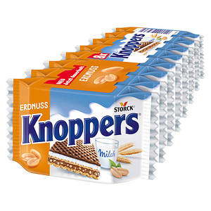 Knoppers® Erdnuss Haselnuss-Schnitten 8 St.