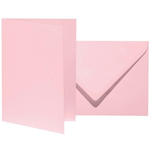 10 artoz Faltkarten mit Briefumschlägen Mosaic DIN B6 rosa