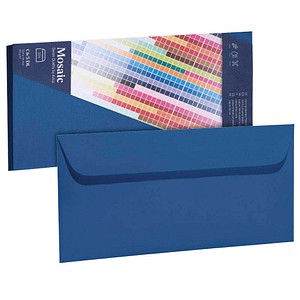 artoz Briefumschläge Mosaic DIN lang ohne Fenster blau 20 St.