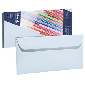 artoz Briefumschläge Mosaic DIN lang ohne Fenster blau 20 St.