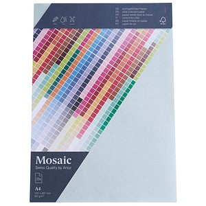 artoz Briefpapier Mosaic hellblau DIN A4 90 g/qm 25 Blatt