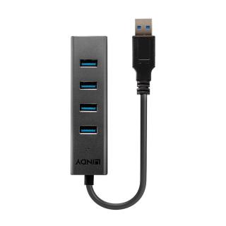 LINDY USB 3.0 Hub 4 Port ohne Netzteil