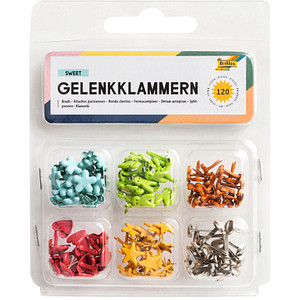folia Musterbeutelklammern / Brads "Formen", sortiert