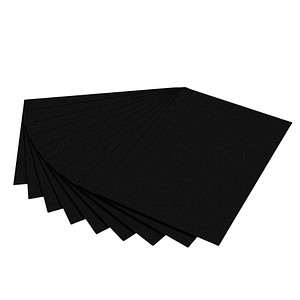 folia Tonpapier, DIN A3, 130 g/qm, schwarz