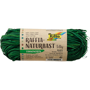 folia Raffia-Naturbast, 50 g, tanne ngrün (57905404)