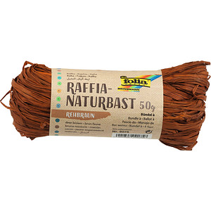 folia Raffia-Naturbast, 50 g, rehbr aun (57905401)