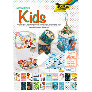 folia Motivblock "Kids", 240 x 340 mm, 20 Blatt