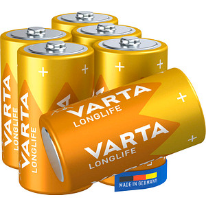 VARTA Longlife 04114 - Batterie 6 x C Alkalisch (04114101306)