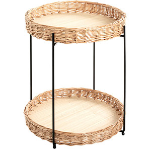 HAKU Möbel Beistelltisch Holz braun 42,0 x 42,0 x 49,0 cm