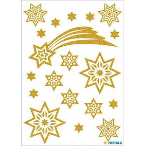 HERMA Weihnachts-Sticker MAGIC "Sterne & Schweif", glittery