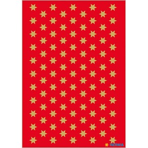 HERMA Weihnachts-Sticker DECOR "Sterne", 6 mm, gold
