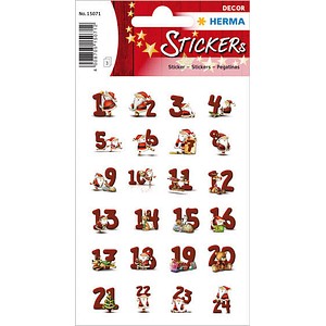 HERMA Weihnachts-Sticker DECOR "Lebkuchenzahlen