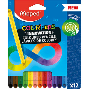 Maped Dreikant-Buntstift COLOR'PEPS INFINITY, 12er Etui