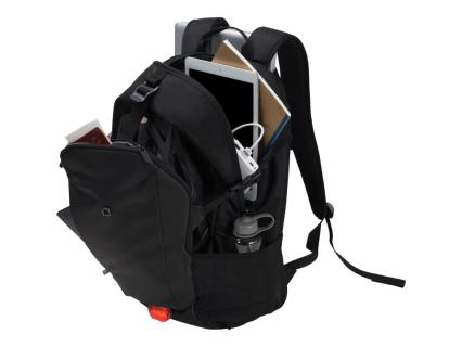 DICOTA Laptop-Rucksack Backpack GO 13-15.6'' Kunstfaser schwarz bis