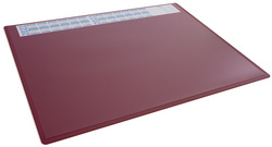 DURABLE Schreibunterlage mit Kalender, PP, rot