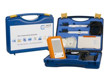 METZ CONNECT BTR LWL-Reinigungskoffer 150800100-E mit Monitor