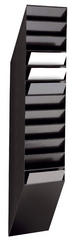DURABLE Wand-Prospekthalter-Set "FLEXIBOXX 30,50cm (12"), A4 12 Fächer, Füllhöh