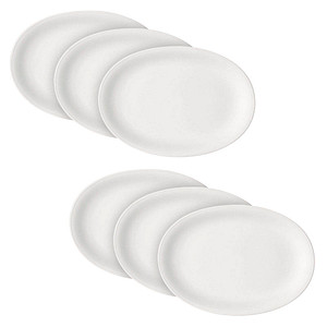 6 BAUSCHER Servierplatten smart weiß 29,0 cm