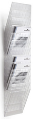 DURABLE Wand-Prospekthalter-Set "FLEXIBOXX 30,50cm (12"), A4 erweiterbares Wand