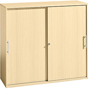 HAMMERBACHER Schiebetürenschrank ahorn 2 Fachböden 120,0 x 40,0 x 110,0 cm