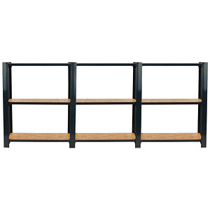 Simonrack Schwerlastregal OFFICLICK 3 8425437127762 anthrazit, braun 240,0 x 30,0 x 100,0 cm