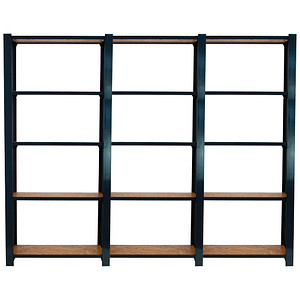 Simonrack Schwerlastregal OFFICLICK 5 8425437127823 anthrazit, braun 240,0 x 30,0 x 210,0 cm