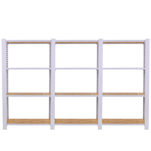 Simonrack Schwerlastregal OFFICLICK 4 8425437127311 weiß, braun 240,0 x 30,0 x 150,0 cm