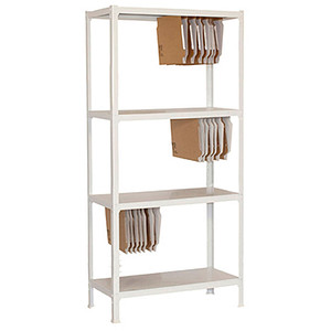 Simonrack Schwerlastregal FILECLICK MINI 4 8435104939369 weiß 80,0 x 36,0 x 160,0 cm