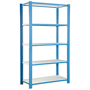 Simonrack Schwerlastregal OFFICCLICK 5 8435104916124 blau, weiß 90,0 x 30,0 x 210,0 cm