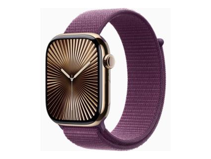 Apple Watch Series 10 46 mm Aluminium (GPS+Cellular) Sport Loop  pflaume, roségold