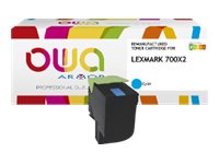 ARMOR OWA Toner komp. LEXMARK 70C0X20 / 70C2XCE / 700X2 cyan