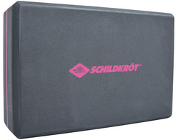 SCHILDKRÖT Yoga Block, 200 g, grau/pink