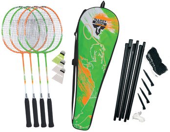 TALBOT torro Badminton-Set "4 Attacker Plus