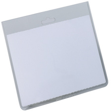 DURABLE - Namensschild ohne Clip - durchsichtig (Packung mit 20) (8135-19)