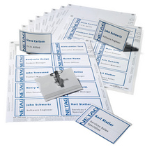 DURABLE Namensschilder-Set, für Schilder mit Kombiklemme 90 x 54 mm, zur Erstel