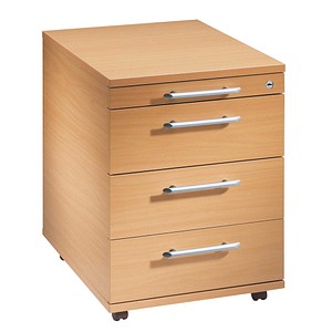 HAMMERBACHER AC30 Rollcontainer buche 4 Auszüge 42,8 x 58,0 x 59,0 cm