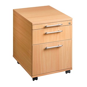 HAMMERBACHER AC20 Rollcontainer buche 3 Auszüge 42,8 x 58,0 x 59,0 cm