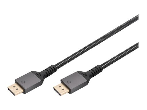 DIGITUS DisplayPort Anschlusskabel, 8K, 1.4 Version, 2,0 m