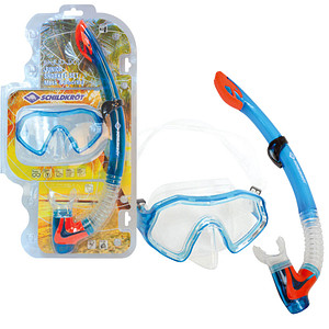 SCHILDKRÖT Junior Schnorchel-Set "Barbados", 2-teilig, blau