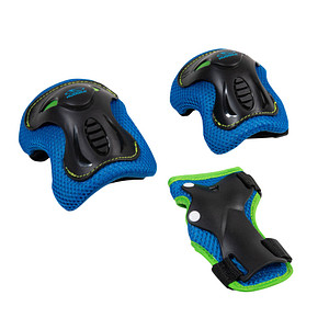 3 HUDORA® Protektoren-Set Größe XS blau