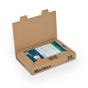 15 ColomPac® Versandkartons CP 098 Mailbox XS 25,0 x 15,8 x 3,9 cm
