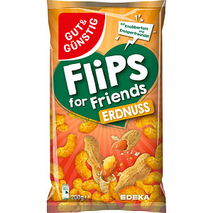 GUT&GÜNSTIG Erdnussflips Chips 200,0 g